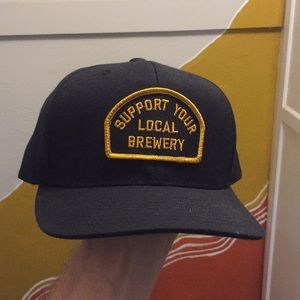 Tank Farm support your local brewery snapback
